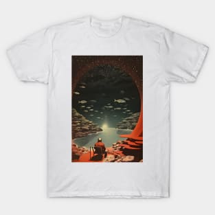 Space Fishing Vintage T-Shirt